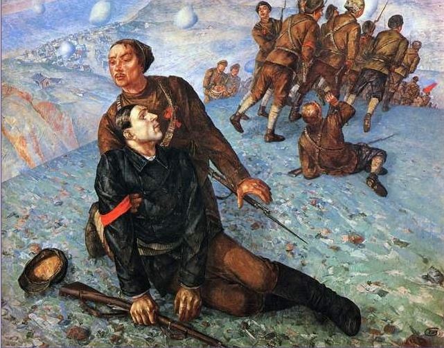 Петров Водкин Смерть комиссара 1928