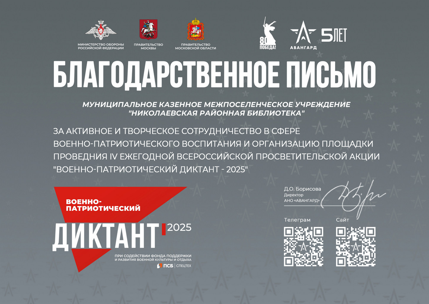 Sertificate ВПД2025 MKMU NRB